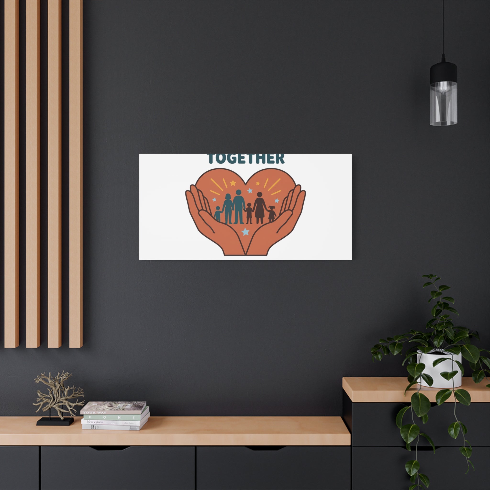 Families Belong Together Canvas | Family Unity, Bilingual Solidarity