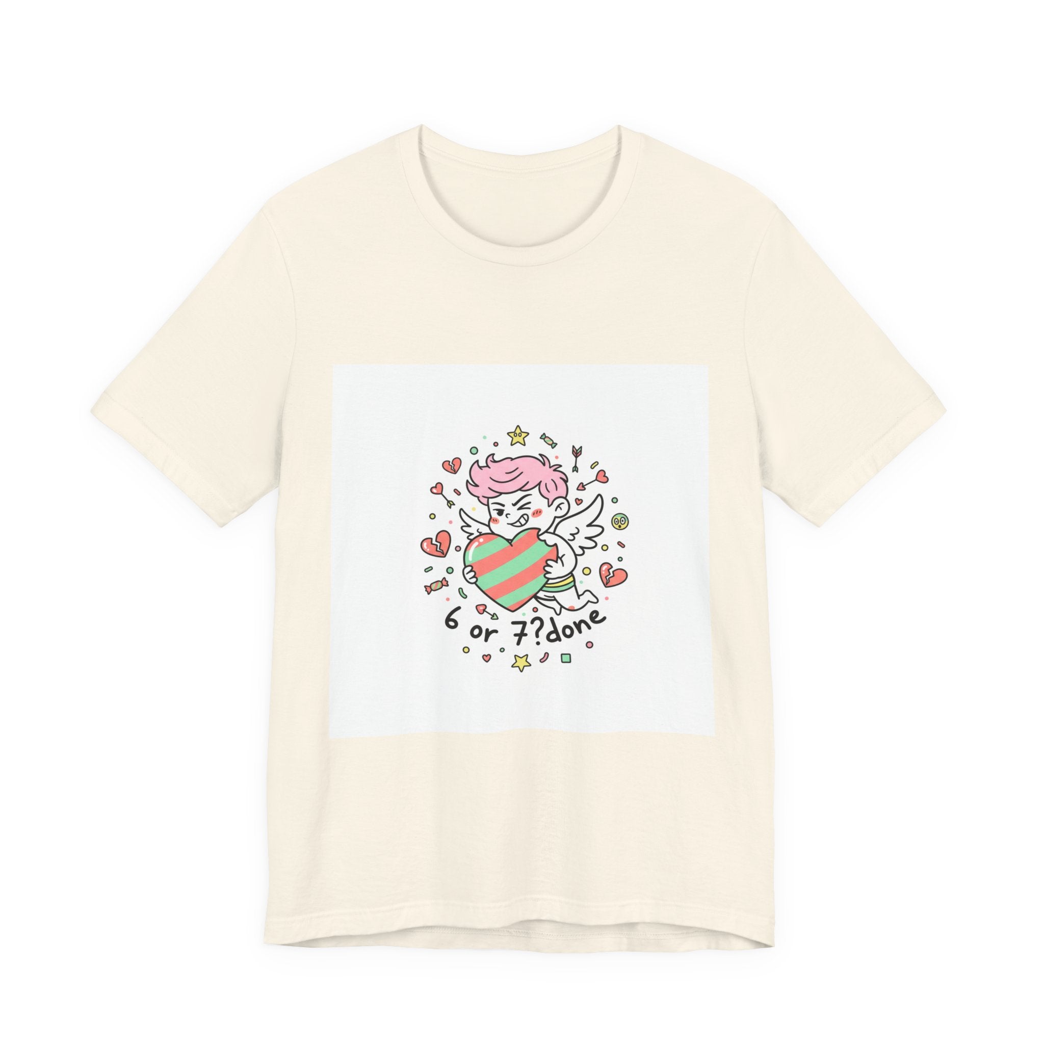 6 7 Weird Cupid Crewneck | Viral Valentine's Sweatshirt | Funny Quirky Love