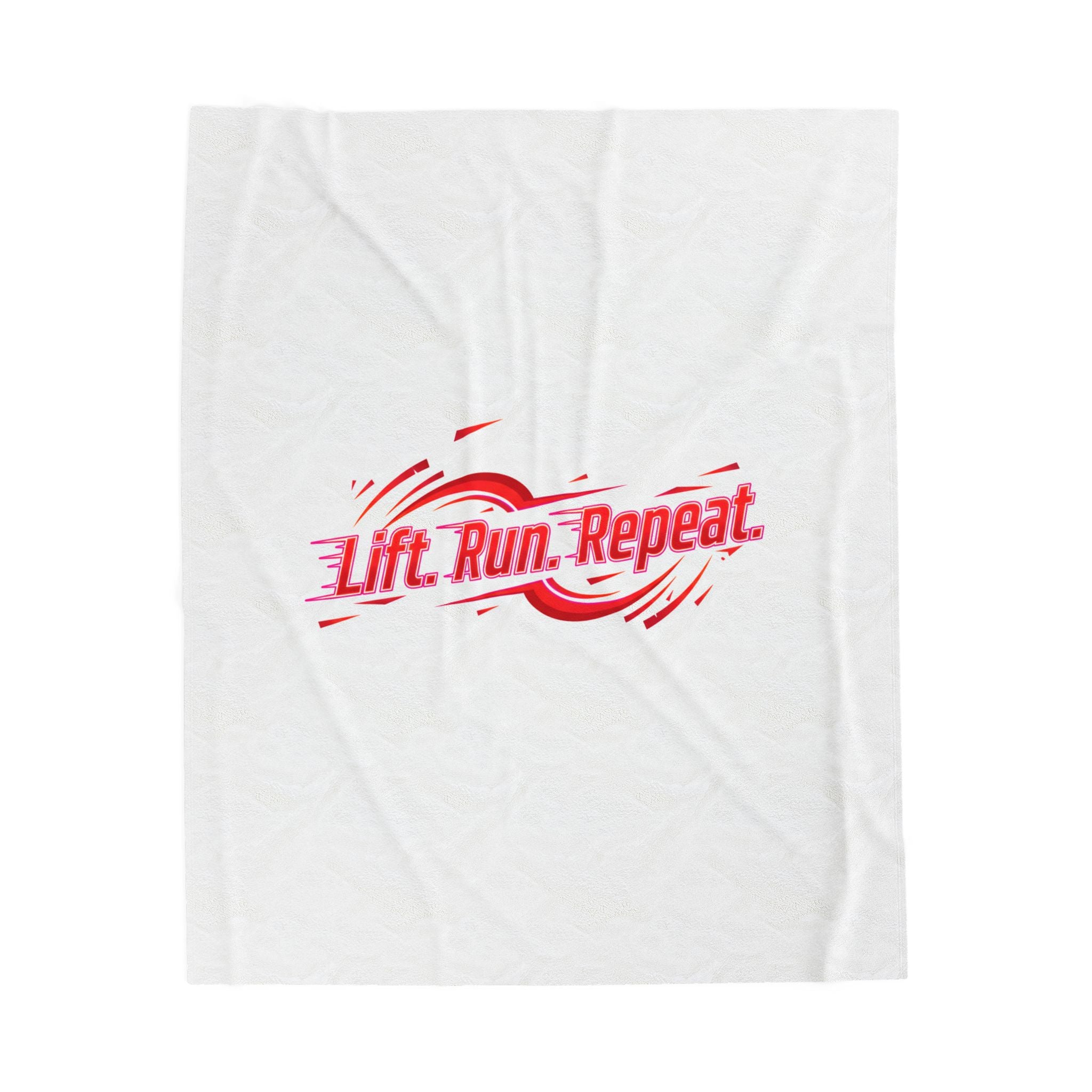 Lift Run Repeat Blanket | Fitness Motivation, Active Lifestyle Throw