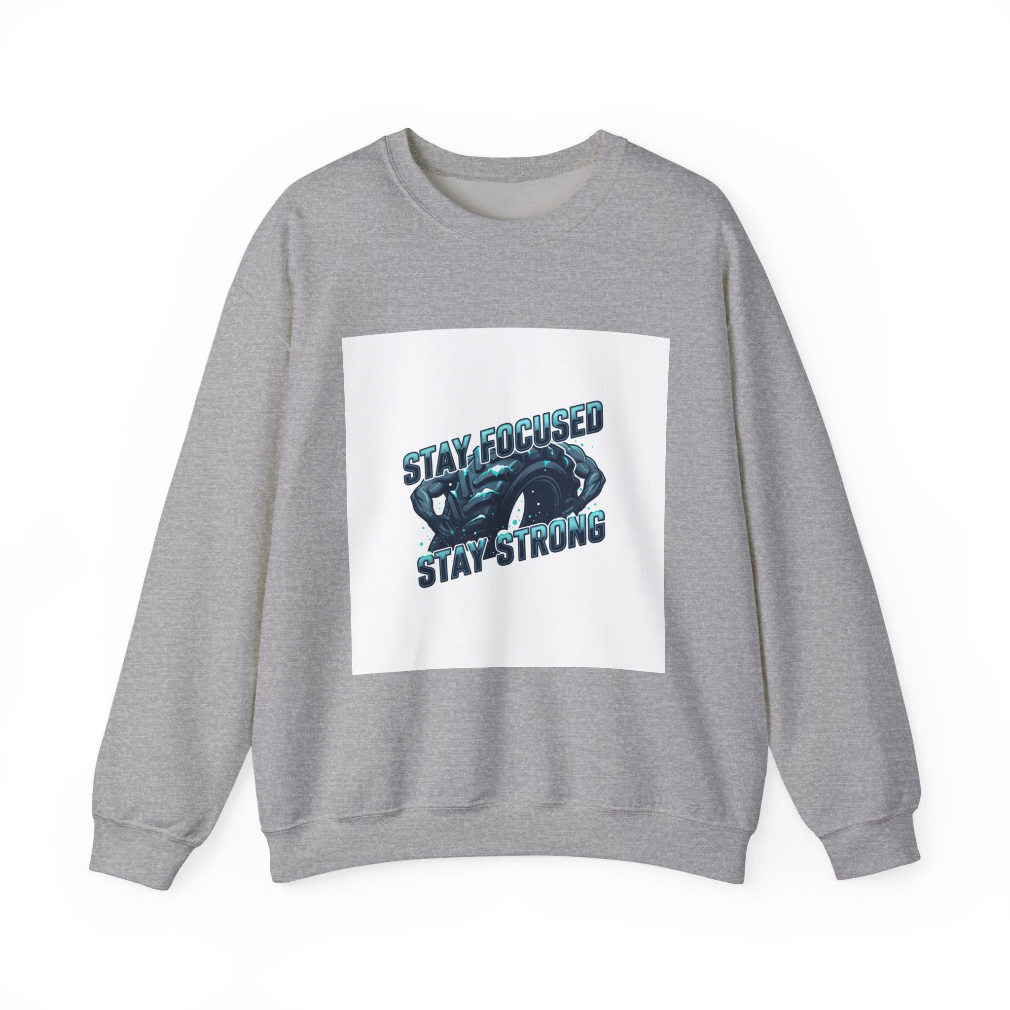 Stay Focused Stay Strong Sweatshirt | winter workout shirt, gym motivation