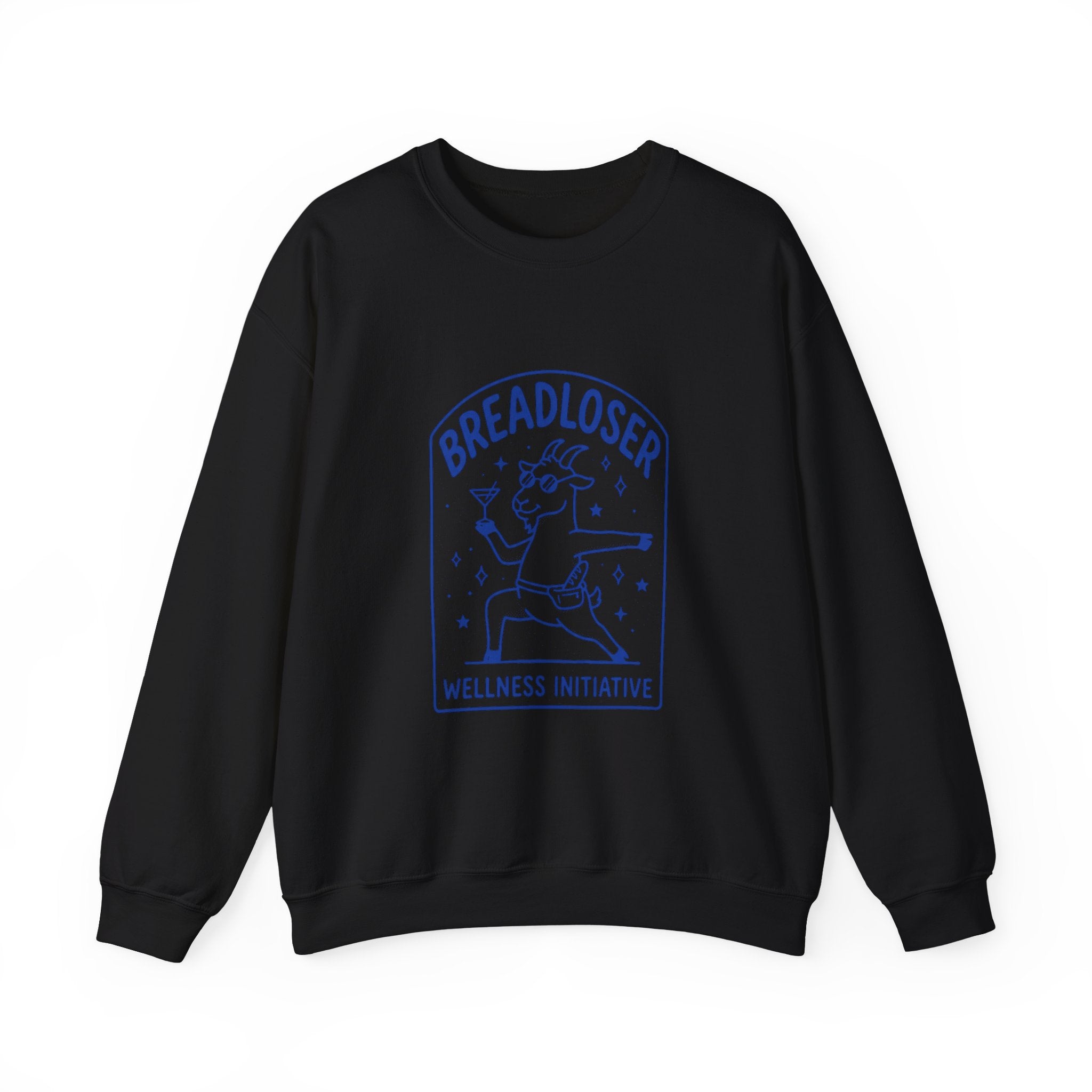BREADLOSER doodle crewneck Sweatshirt | Primary Breadloser burnout humor