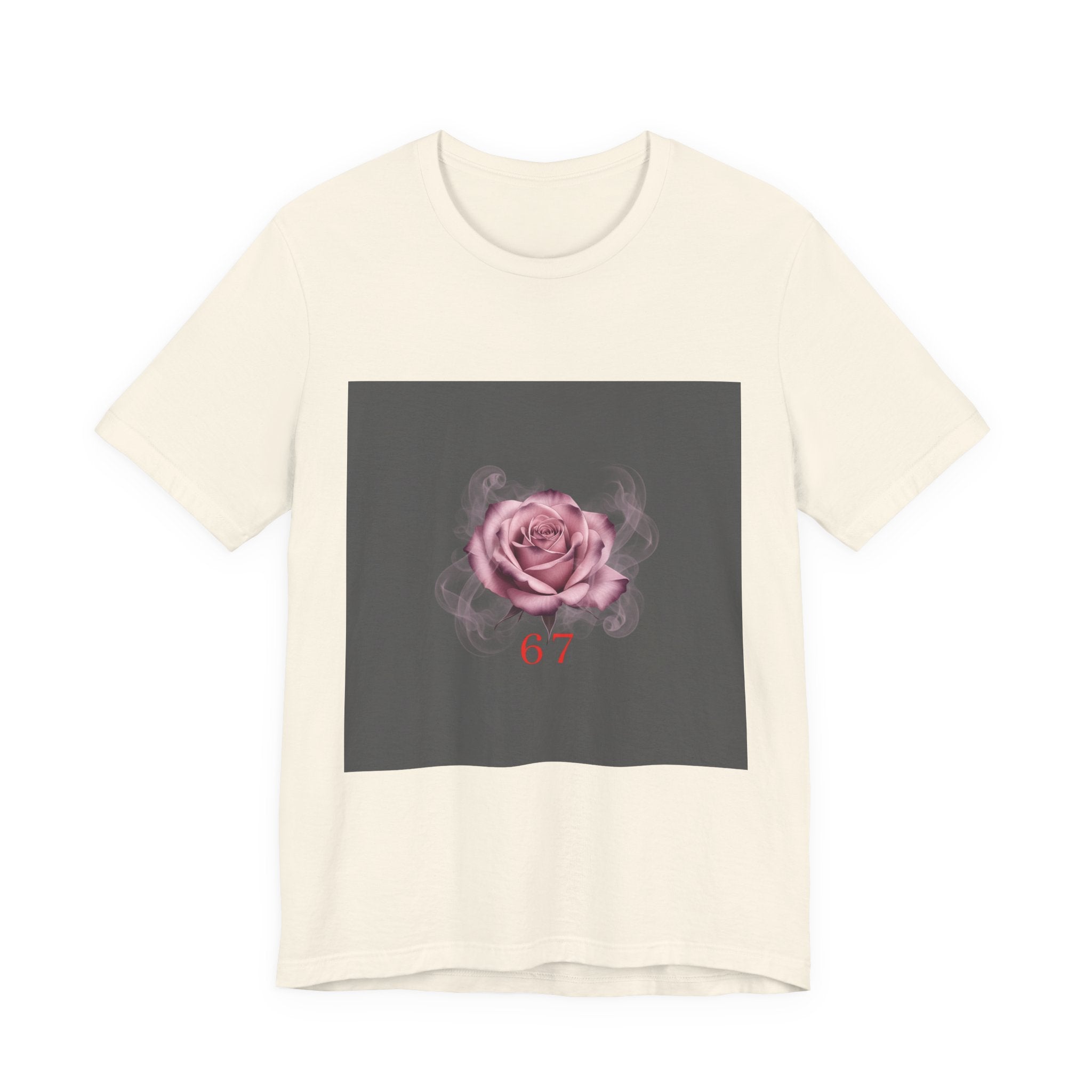 6 7 Rose Smoke Tee | Viral Valentine's Gothic Rose Shirt | 6 7 Meaning Dark Romance