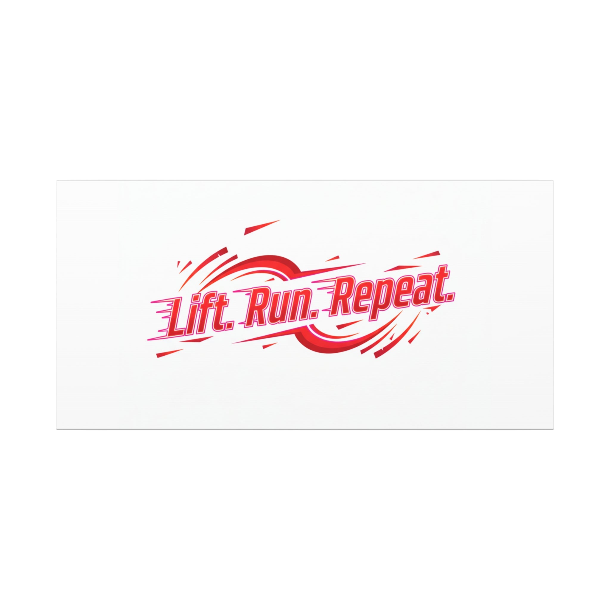 Lift Run Repeat Canvas | Fitness Wall Art, Gym Motivation