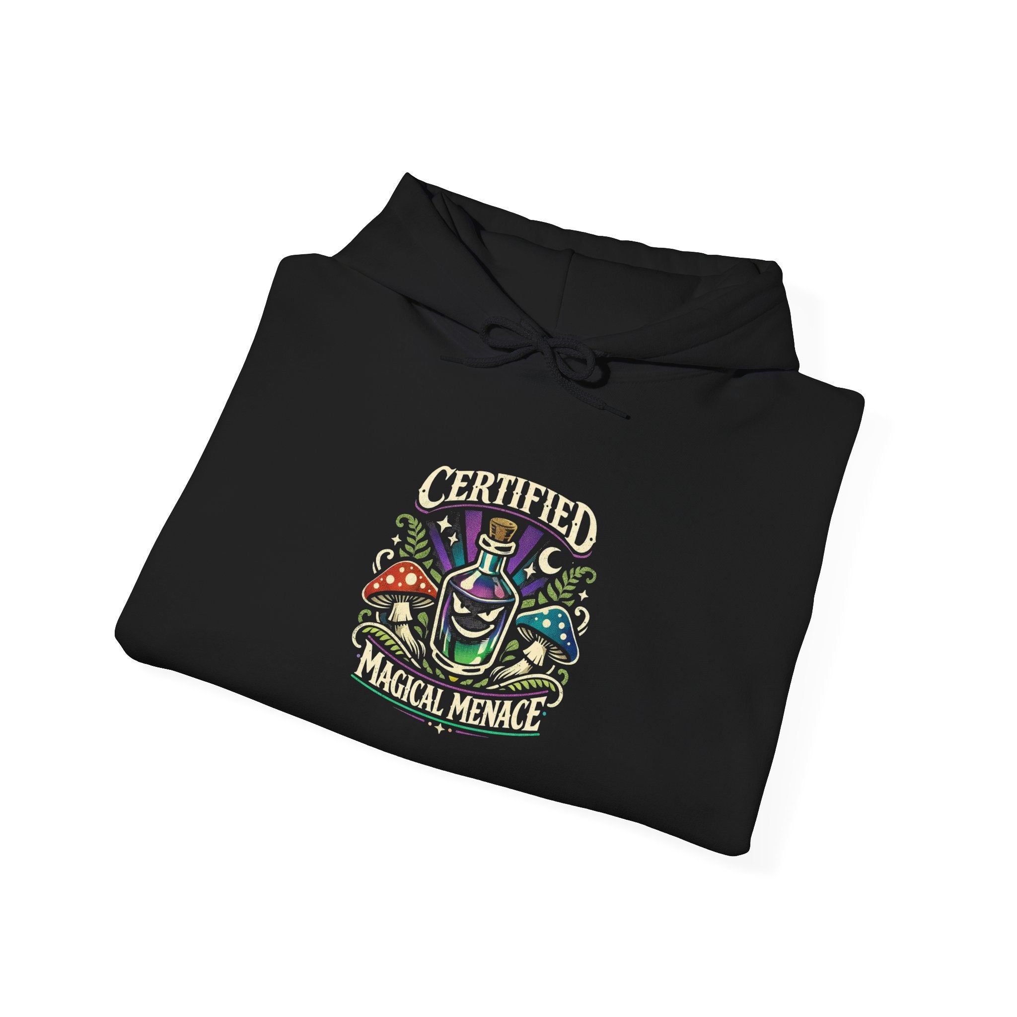 Mushroom Celestial Eye Hoodie | Cottagecore Goblincore Sweatshirt