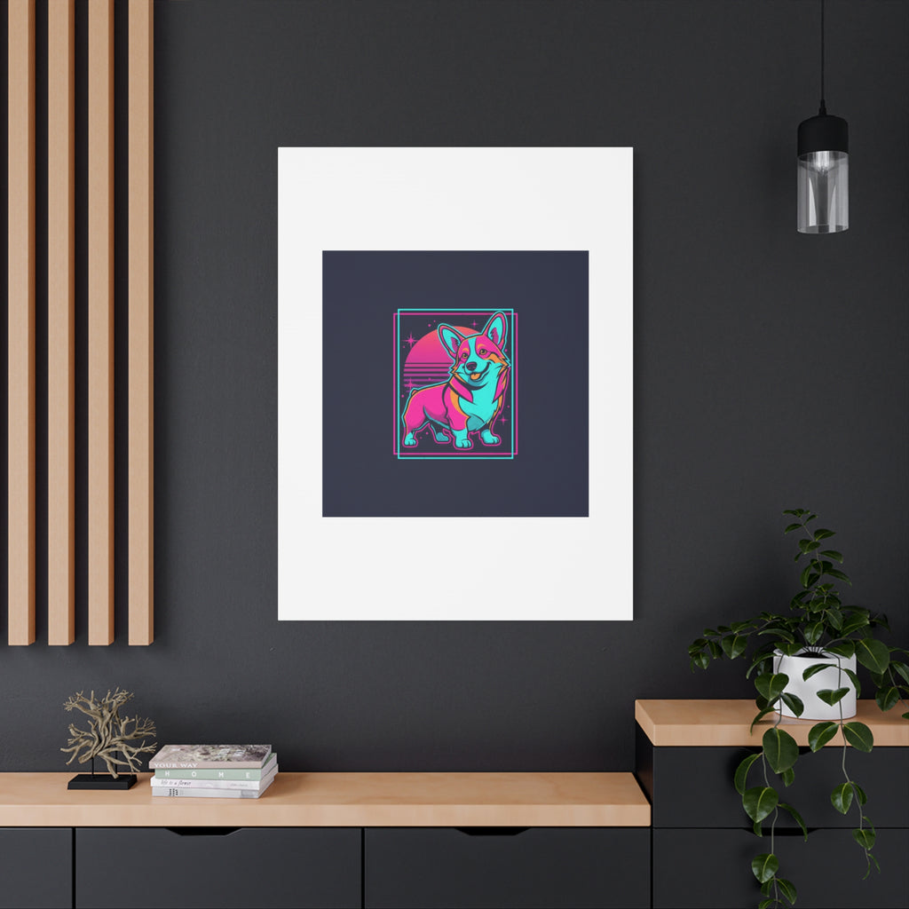 Platonic Love Corgi Canvas | Friendship Valentine, Galentine’s Wall Art