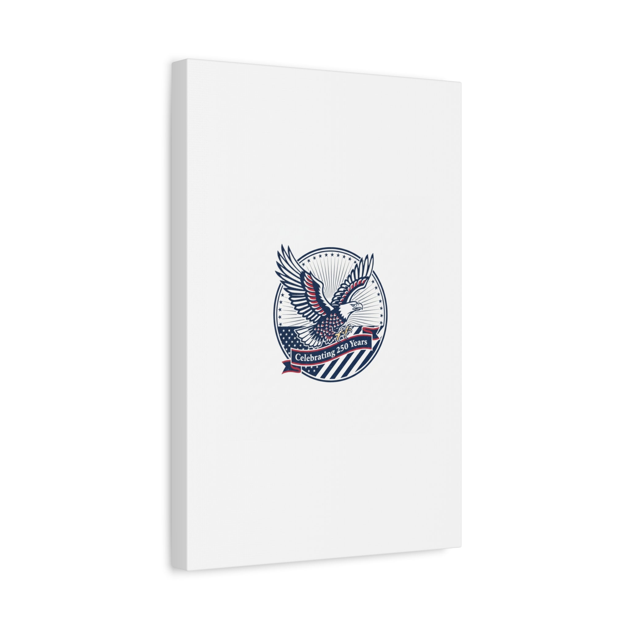 250th Anniversary Eagle Emblem Canvas | Semiquincentennial Americana