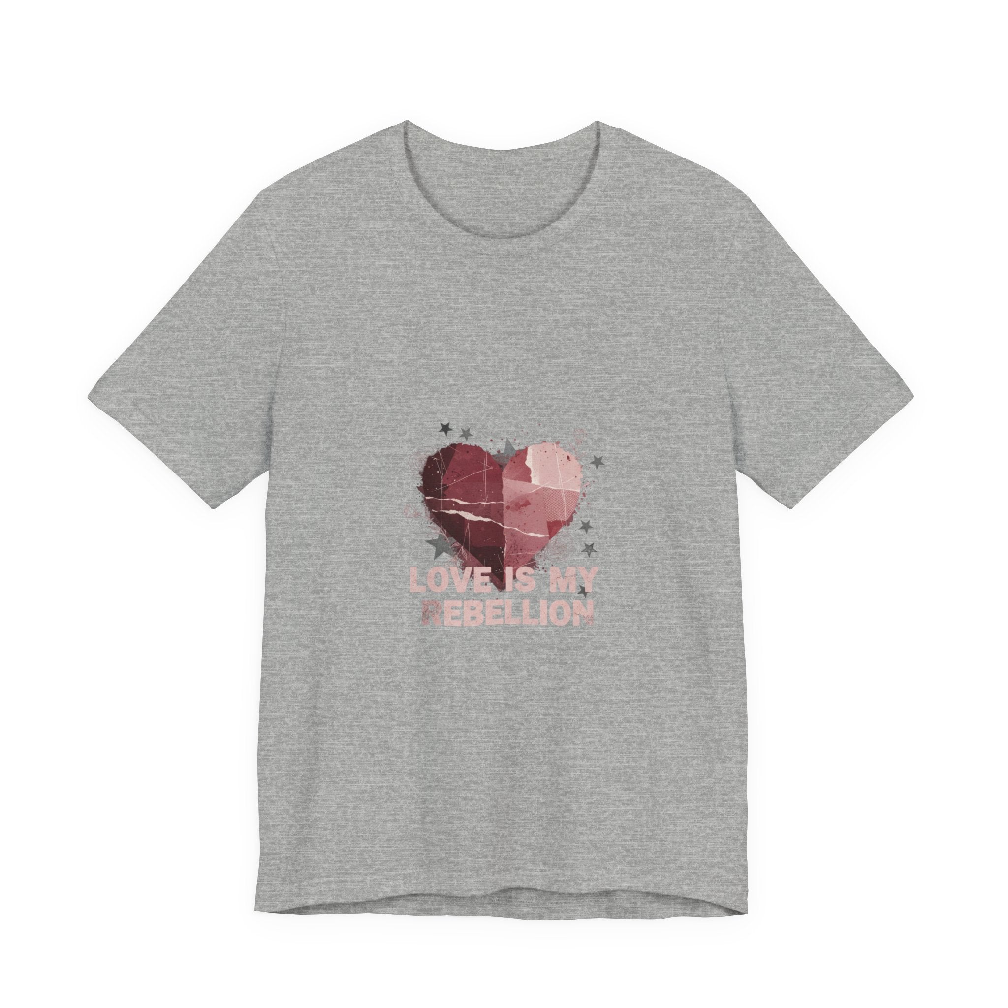Love Is My Rebellion Tee | grunge heart shirt, distressed love tee