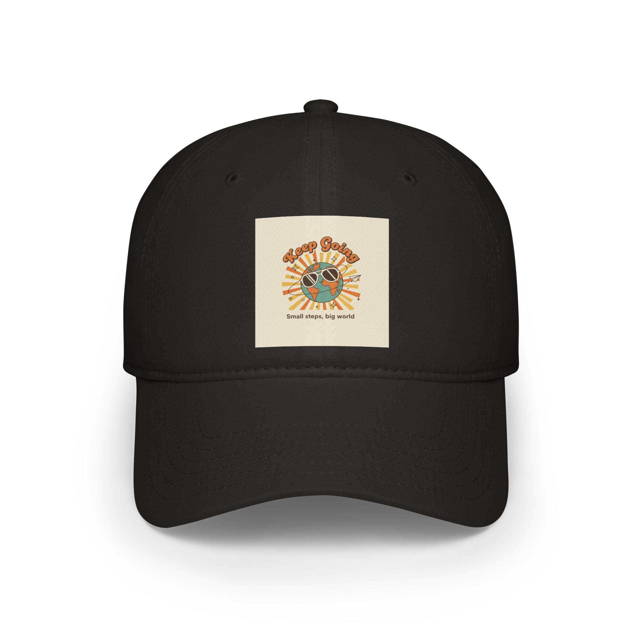 Keep Going: Small Steps, Big World Motivational Cap