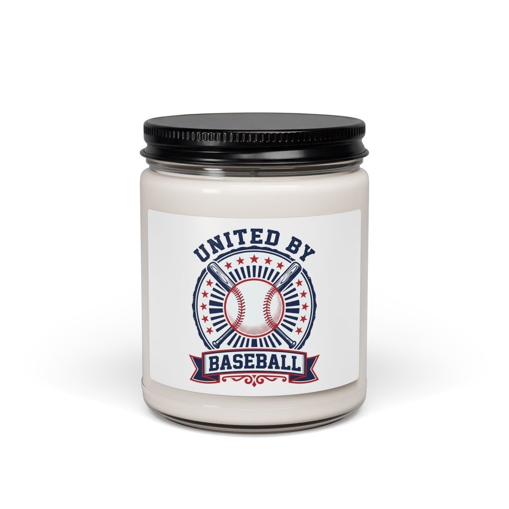 United by Baseball Candle | Patriotic Baseball Aesthetic, Red White Blue Soy