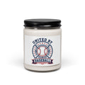 United by Baseball Candle | Patriotic Baseball Aesthetic, Red White Blue Soy
