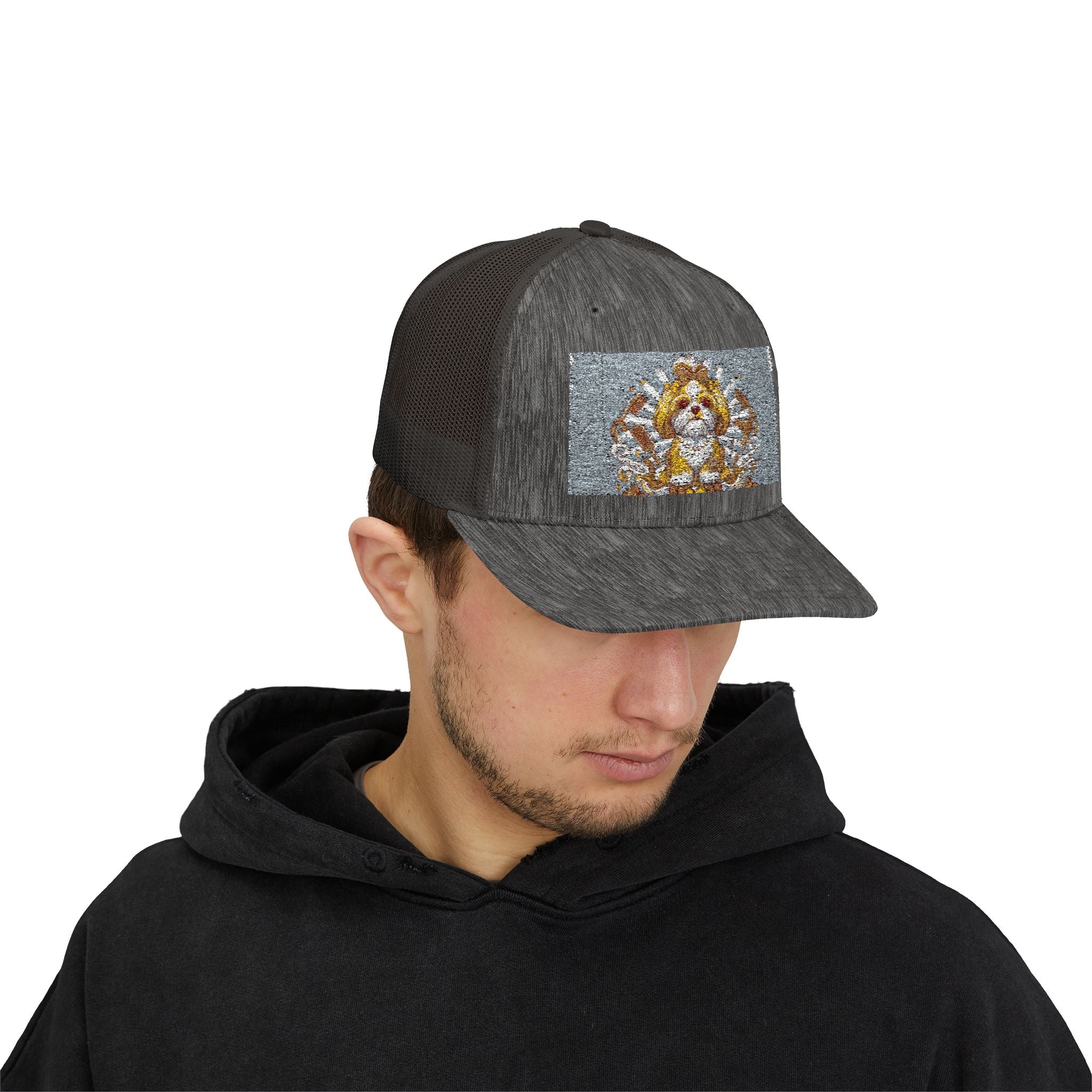 Trucker Cap —  Funny Dog Patch Snapback