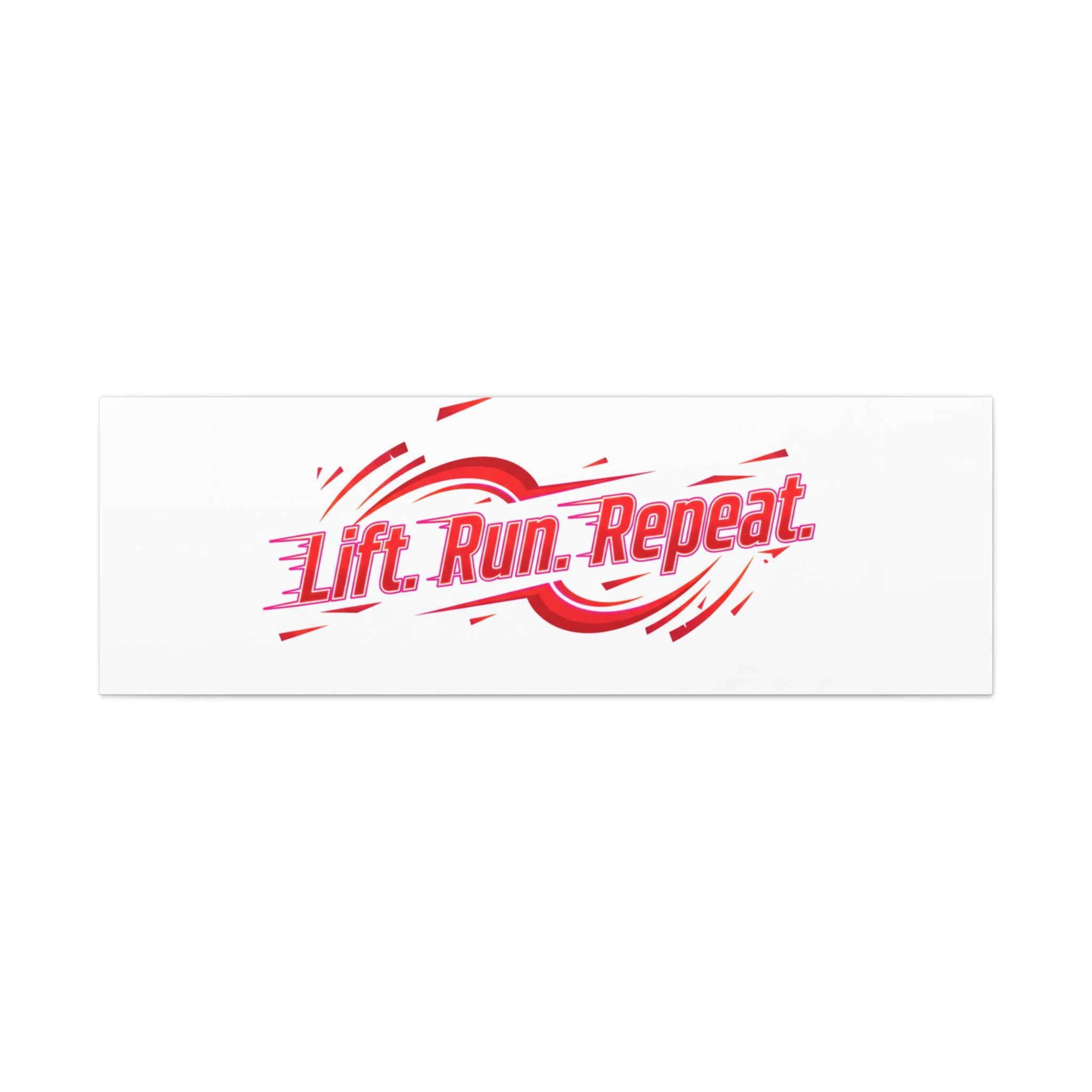 Lift Run Repeat Canvas | Fitness Wall Art, Gym Motivation