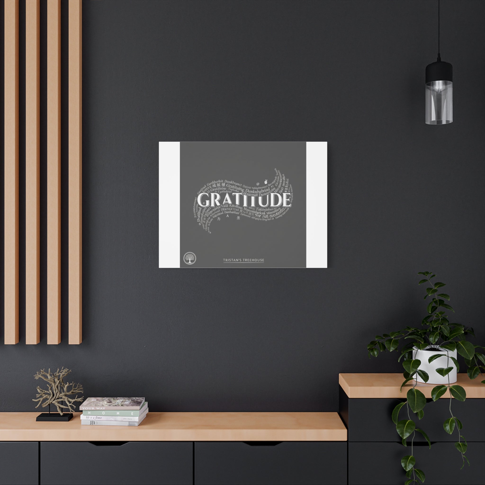 Gratitude Wall Art Matte Canvas | Tiny Treats, sweet uplifting print