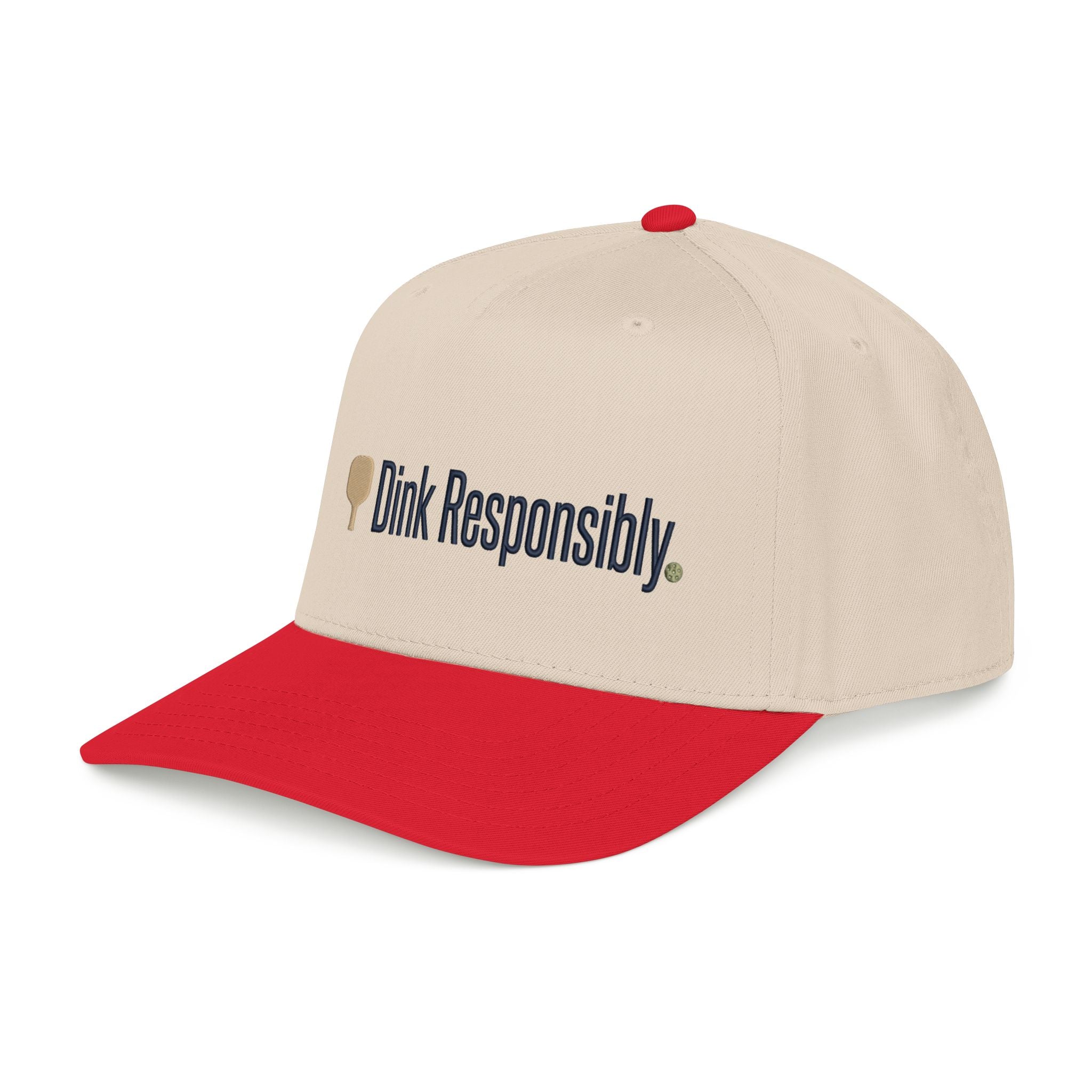 Dink Responsibly™ Pickleball Hat – Minimalist Embroidered Pickleball Cap | Funny Pickleball Gift | Summer Lifestyle Hat | Golf & Court Style Apparel