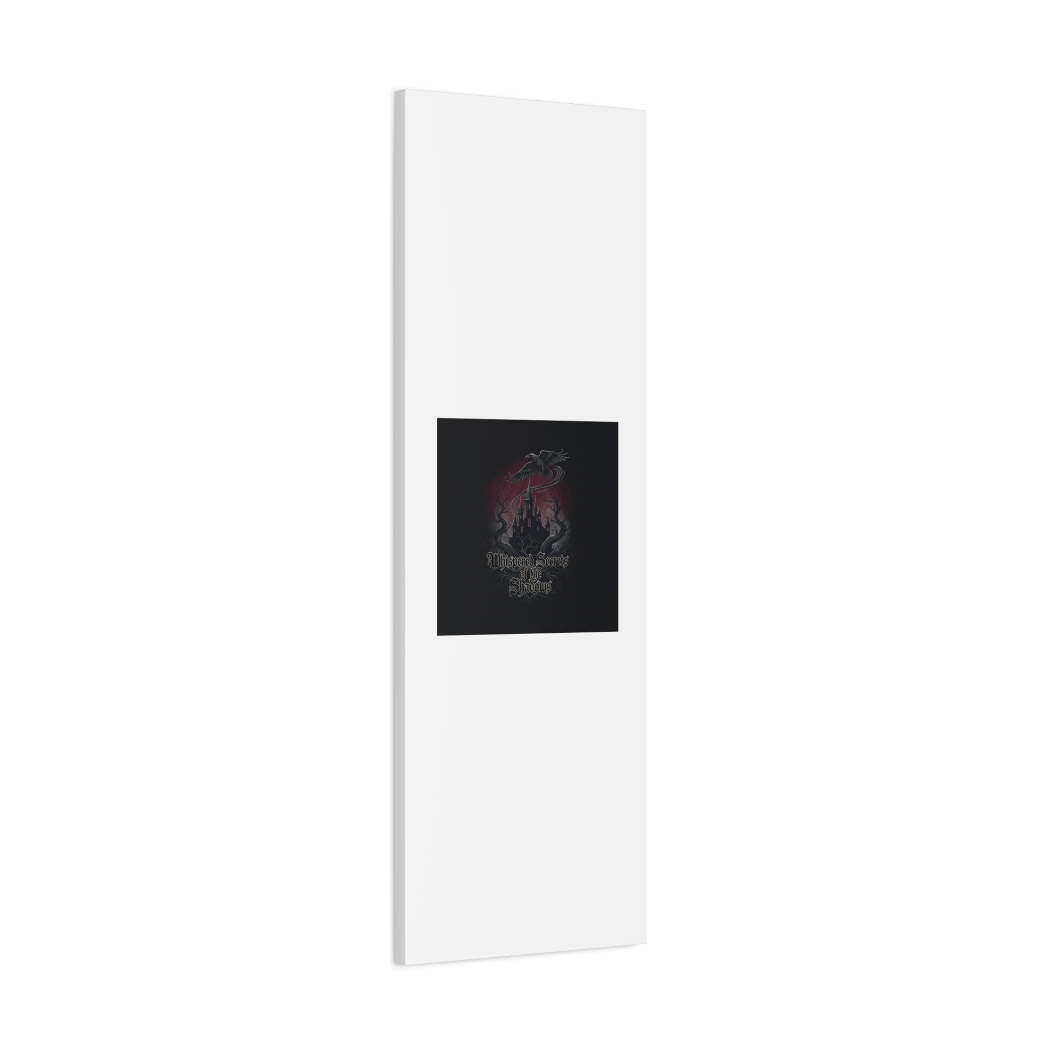 Whispered Secrets of the Shadows Castle Wall Art, Matte Canvas | Gothic Medieval Decor