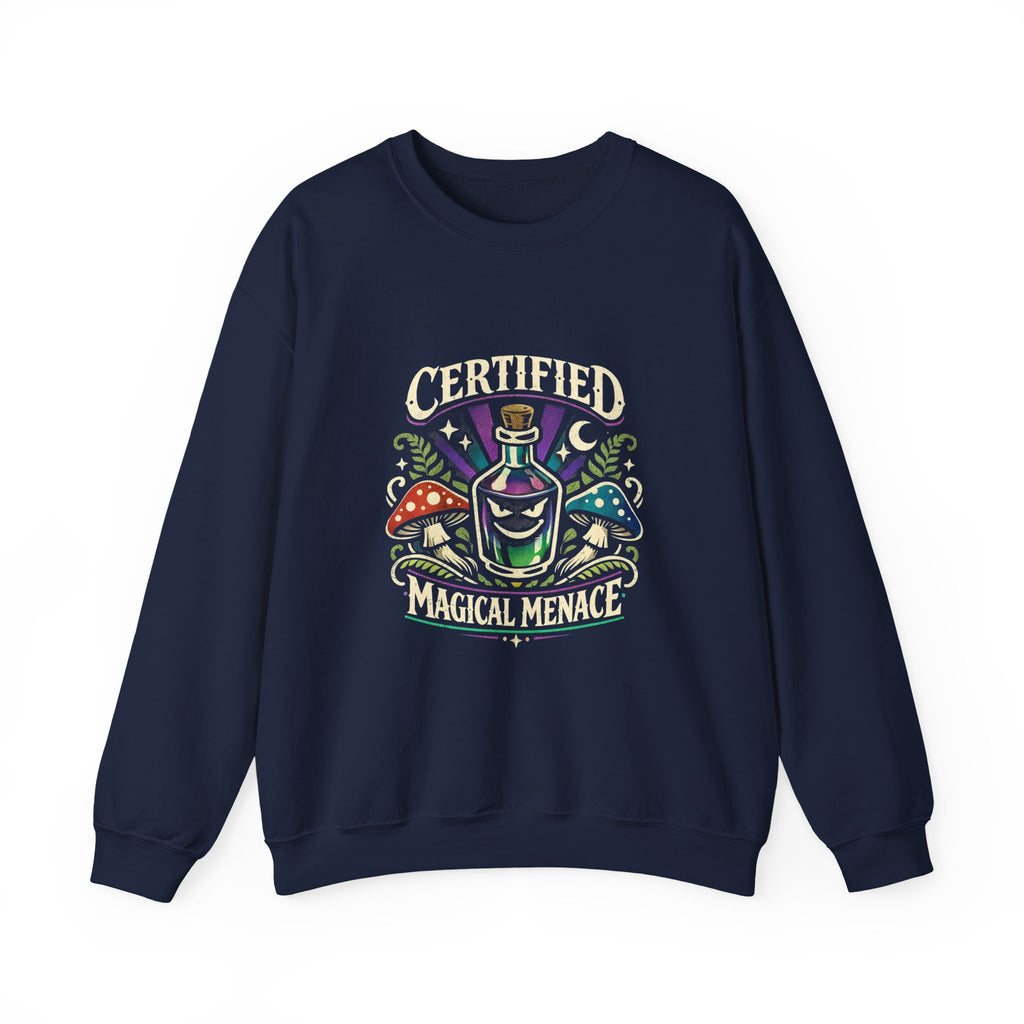 Mushroom Celestial Eye Crewneck | Cottagecore Goblincore Sweatshirt