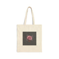 Moon Rose Tote, Romantic Gothic Lite canvas tote