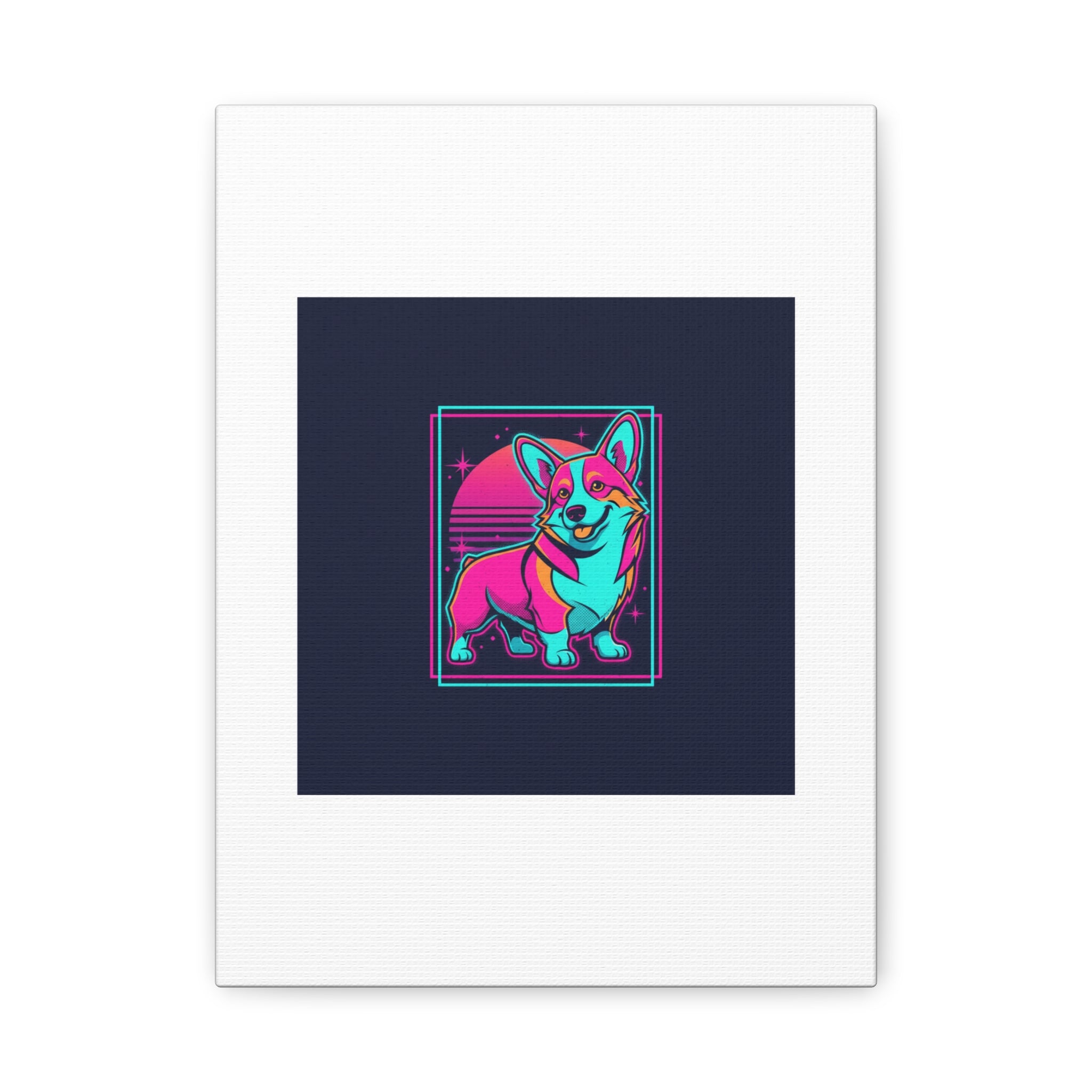 Platonic Love Corgi Canvas | Friendship Valentine, Galentine’s Wall Art