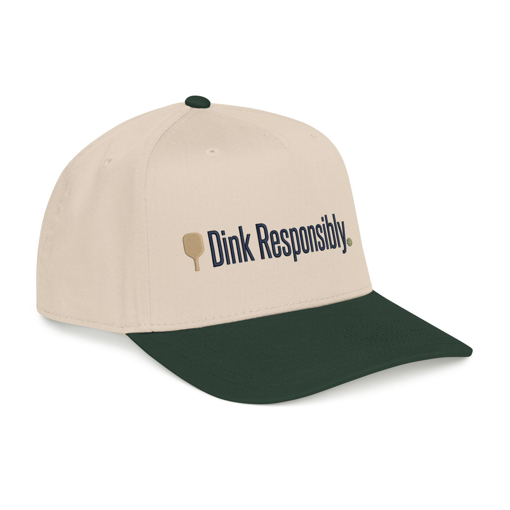 Dink Responsibly™ Pickleball Hat – Minimalist Embroidered Pickleball Cap | Funny Pickleball Gift | Summer Lifestyle Hat | Golf & Court Style Apparel
