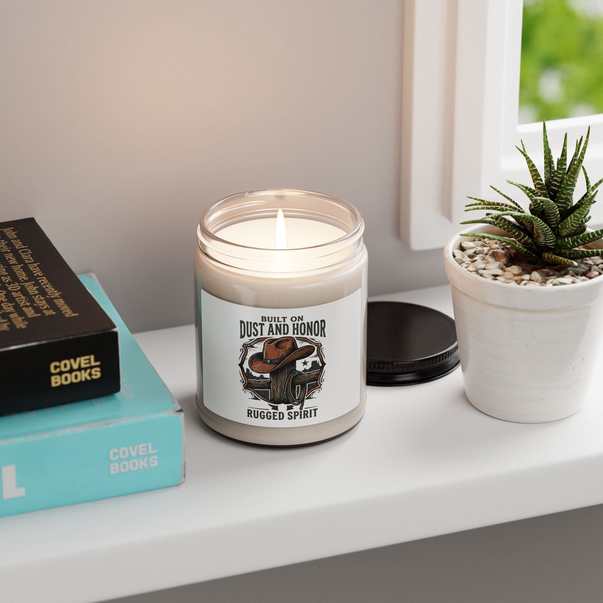 Dust and Honor Candle, Soy 9oz | Western Americana, Rugged Frontier
