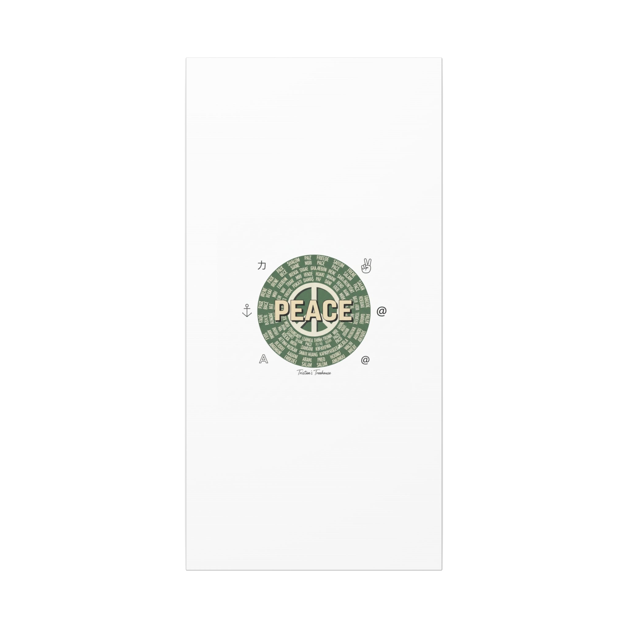 Peace doodle canvas | hand drawn sketch aesthetic, handwritten message