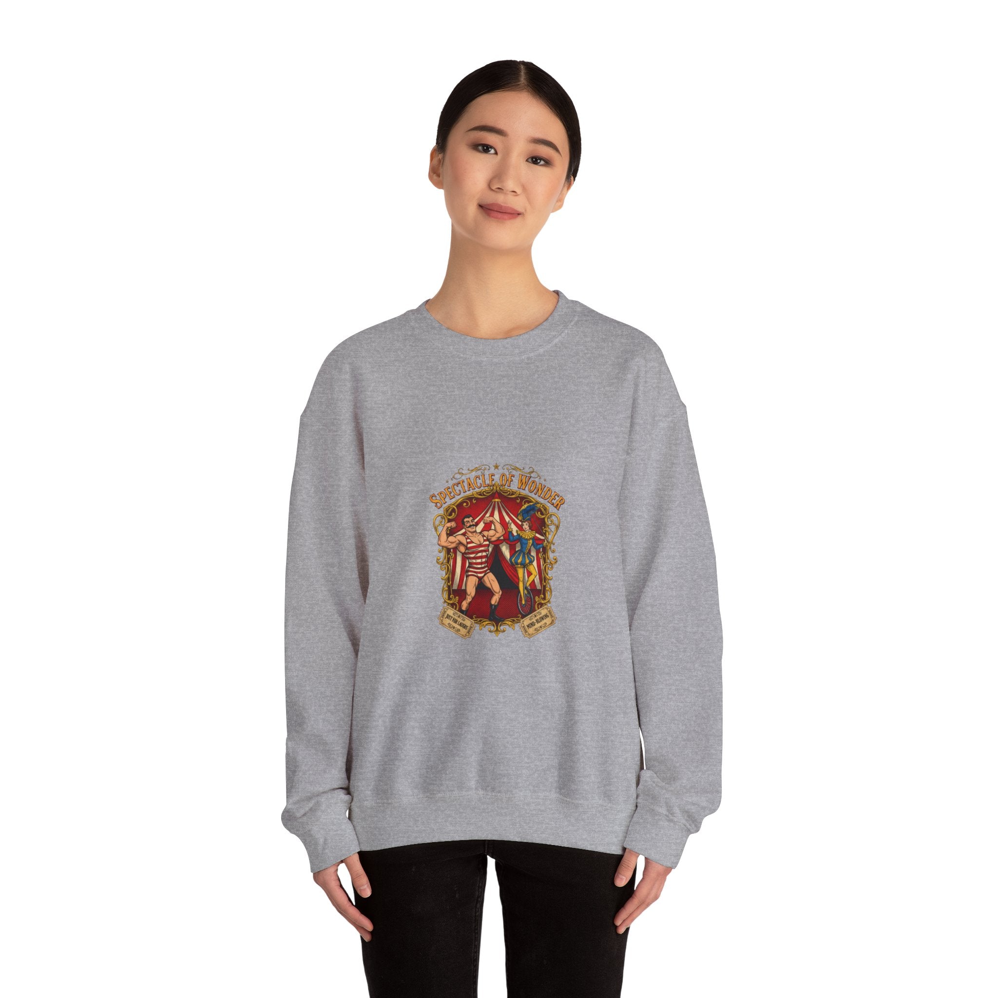 Vintage Circus Spectacle sweatshirt | camp circus aesthetic, carnival art print