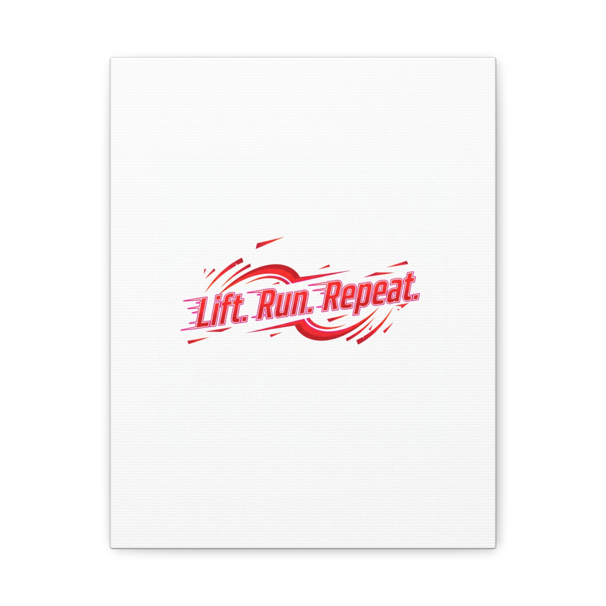 Lift Run Repeat Canvas | Fitness Wall Art, Gym Motivation