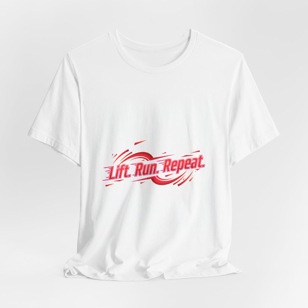Lift Run Repeat Tee | fitness shirt, gym motivation