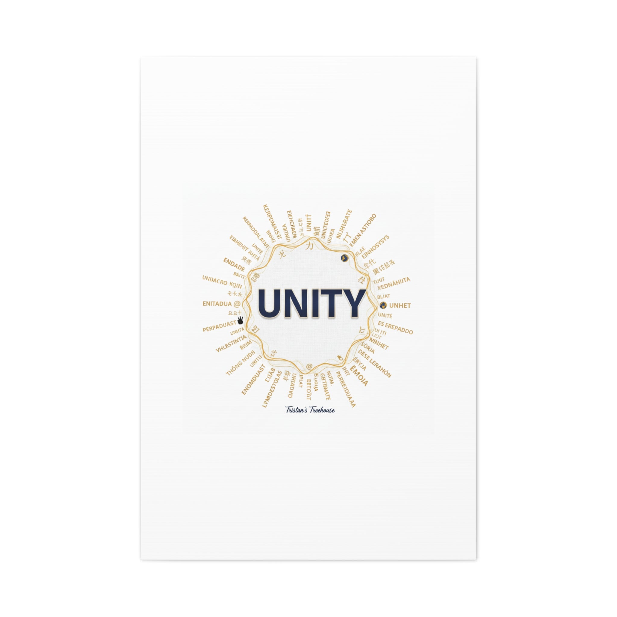 UNITY Canvas, Matte Stretched 1.25" | Dry January sober curious decor