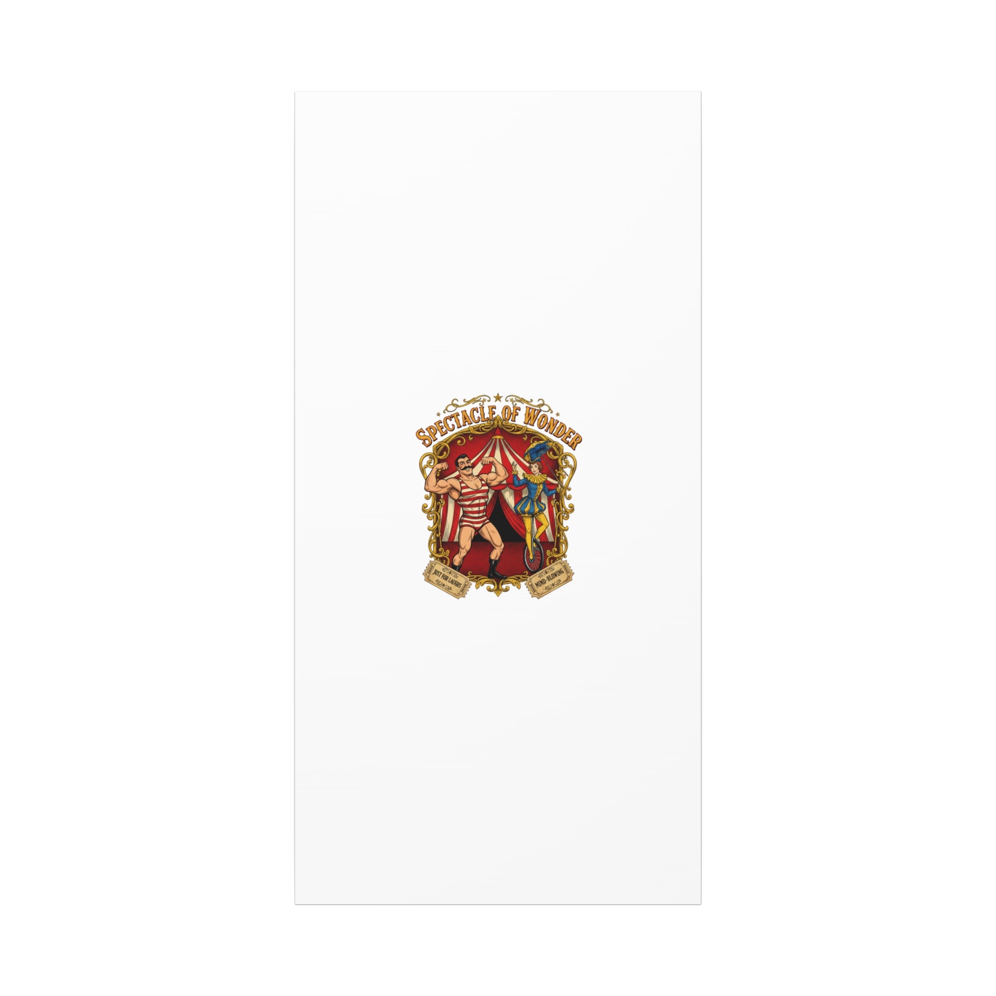 Spectacle of Wonder Circus Art Print, Canvas | Vintage Carnival Design