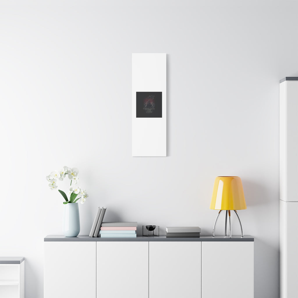 Whispered Secrets of the Shadows Castle Wall Art, Matte Canvas | Gothic Medieval Decor