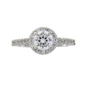 Natural Cubic Zirconium Ring Sterling Silver
