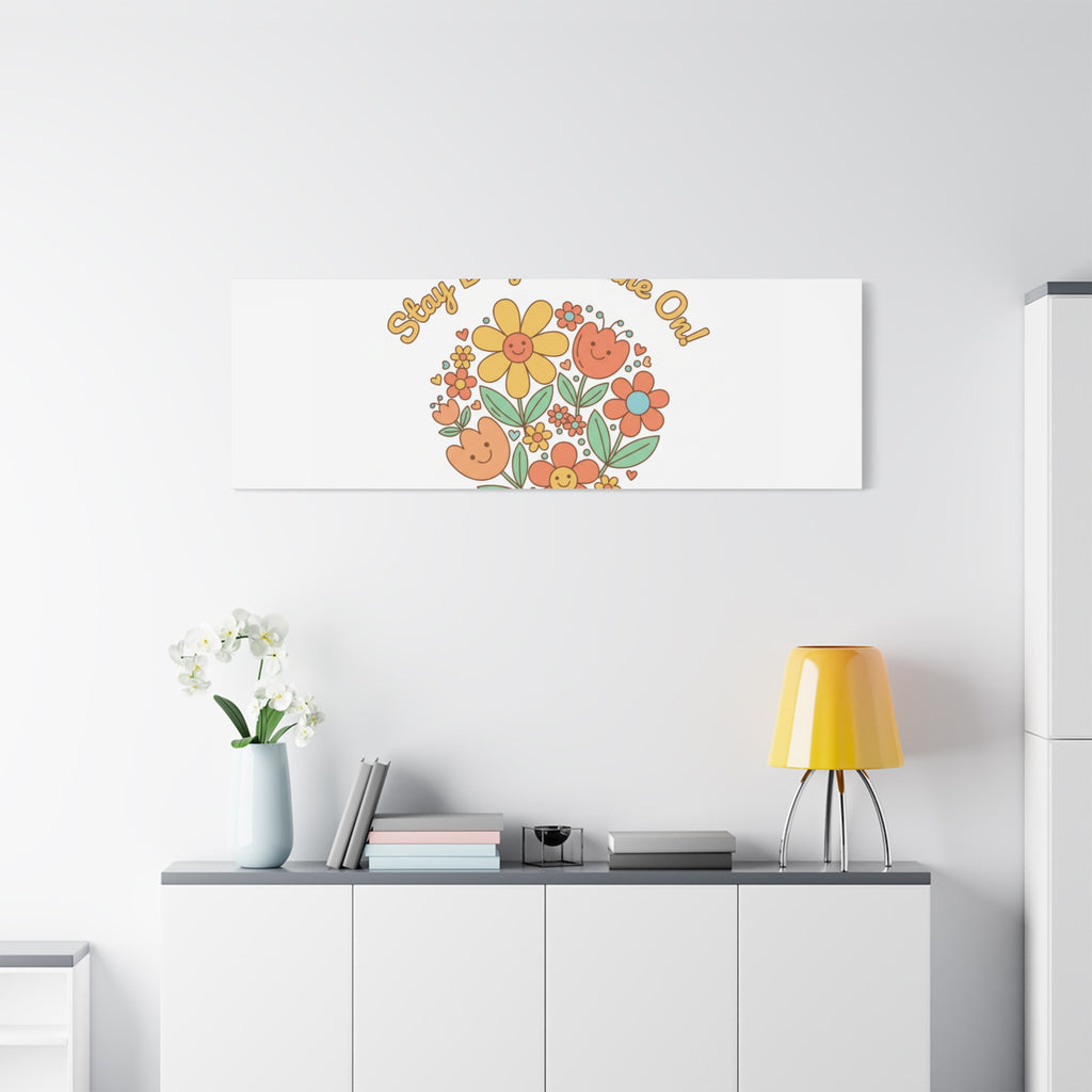 Stay Bright Shine On Canvas | Hopecore, Radical Optimism Wall Art