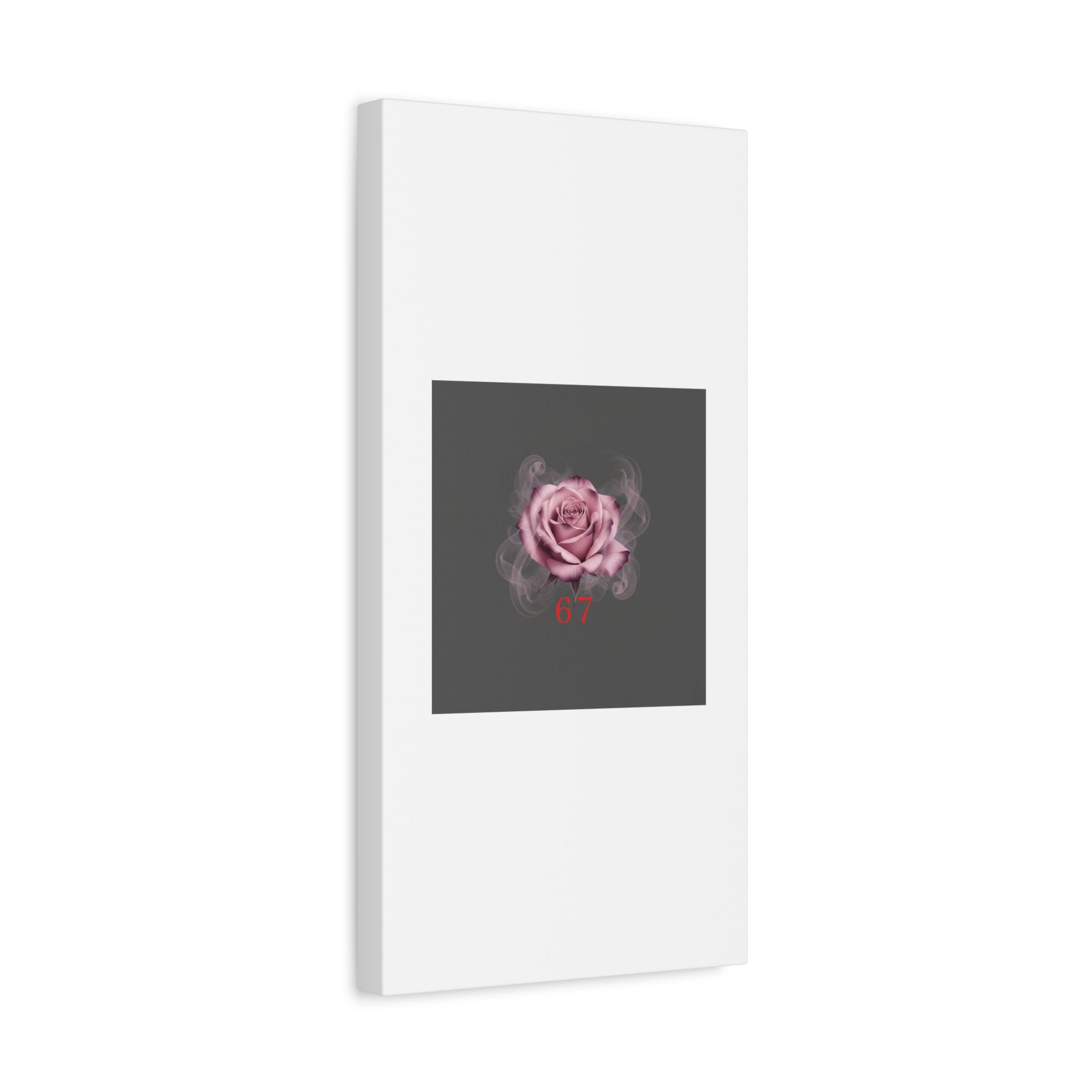 6 7 Valentine's Canvas | Viral Gothic Rose Wall Art | 6 7 Meaning Dark Romance