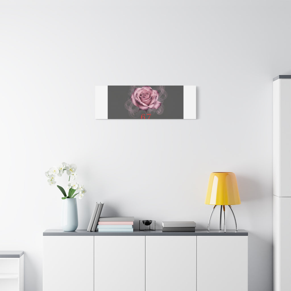 6 7 Valentine's Canvas | Viral Gothic Rose Wall Art | 6 7 Meaning Dark Romance