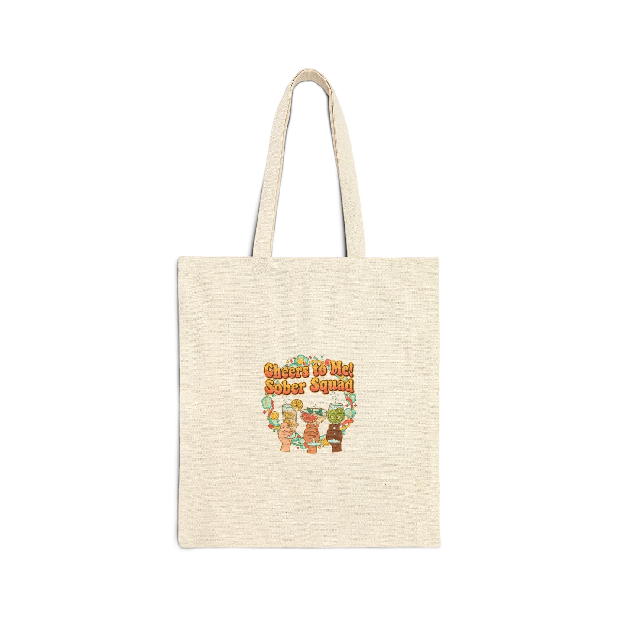 Sober Squad Tote | Dry January Mocktail Tote, Sober Curious Canvas