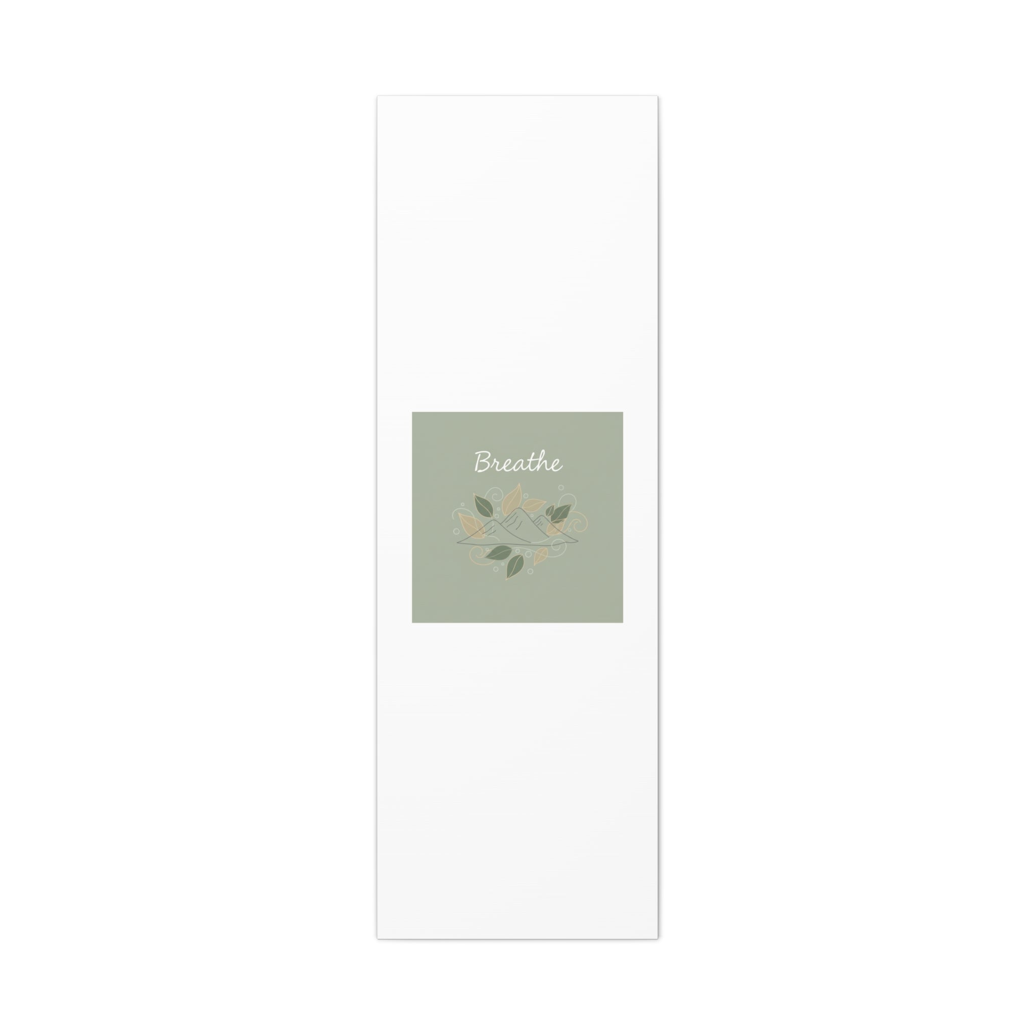 Breathe Mountain Line Canvas | Nature Symbols, Minimal Forest Wall Art