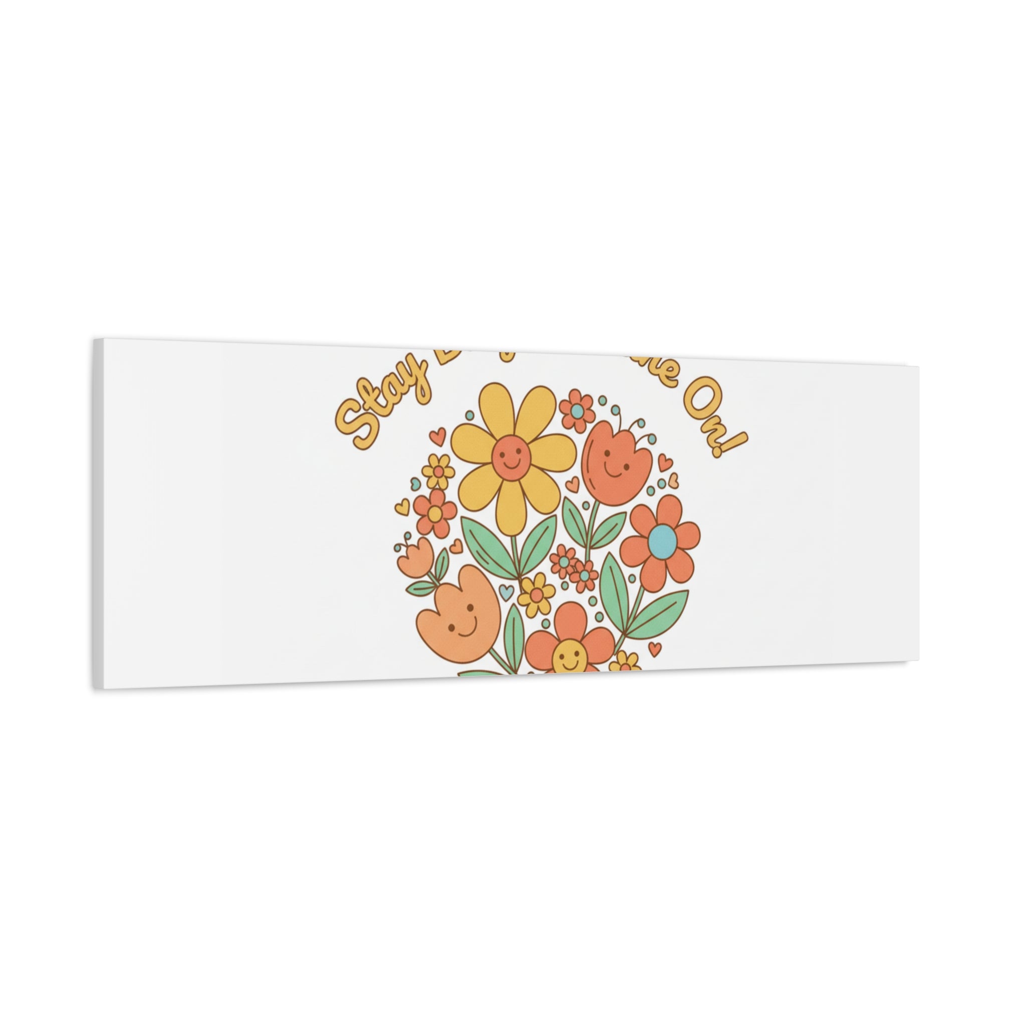 Stay Bright Shine On Canvas | Hopecore, Radical Optimism Wall Art