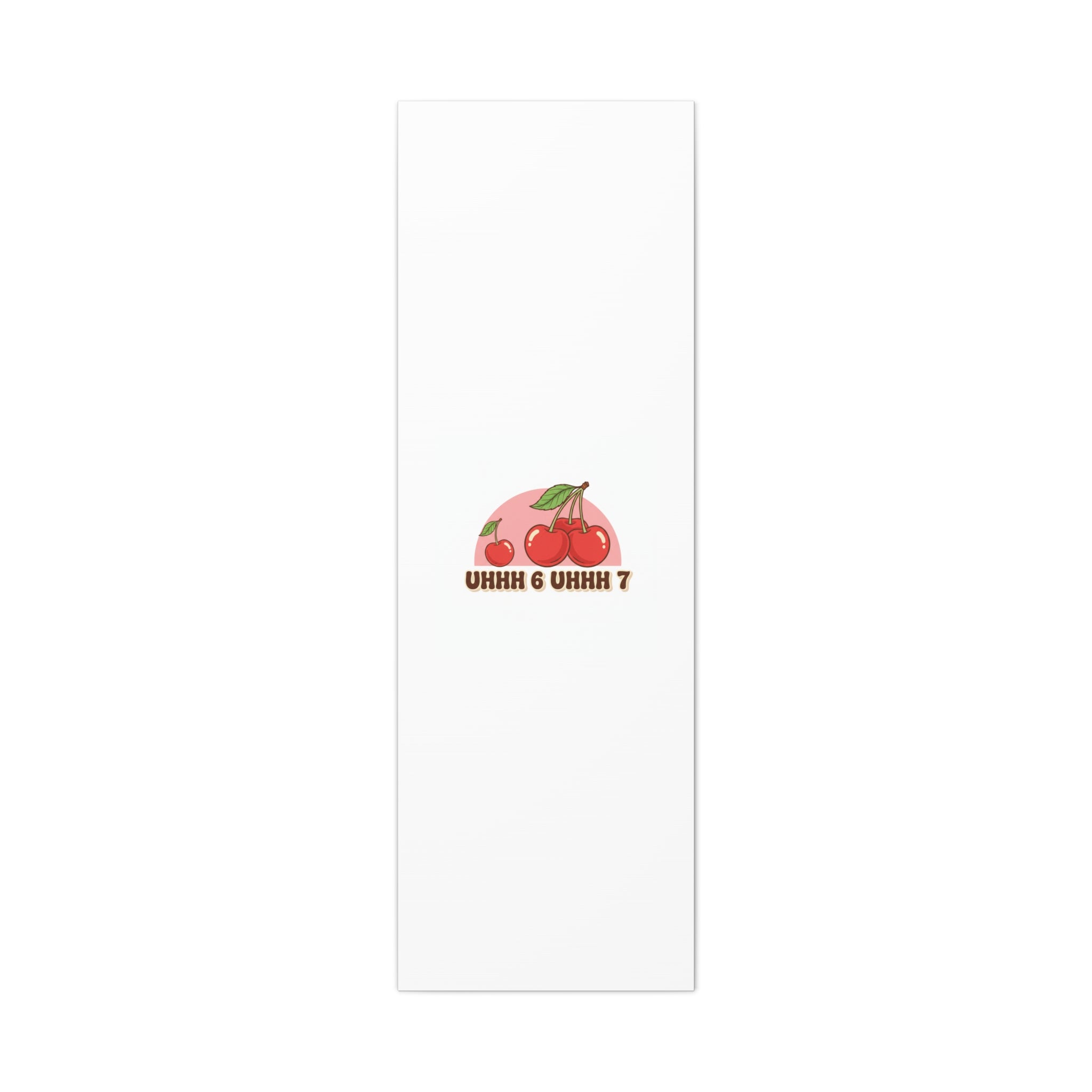 Six Severn Cherry Retro Graphic Canvas | kawaii fruit print, vintage cherry design