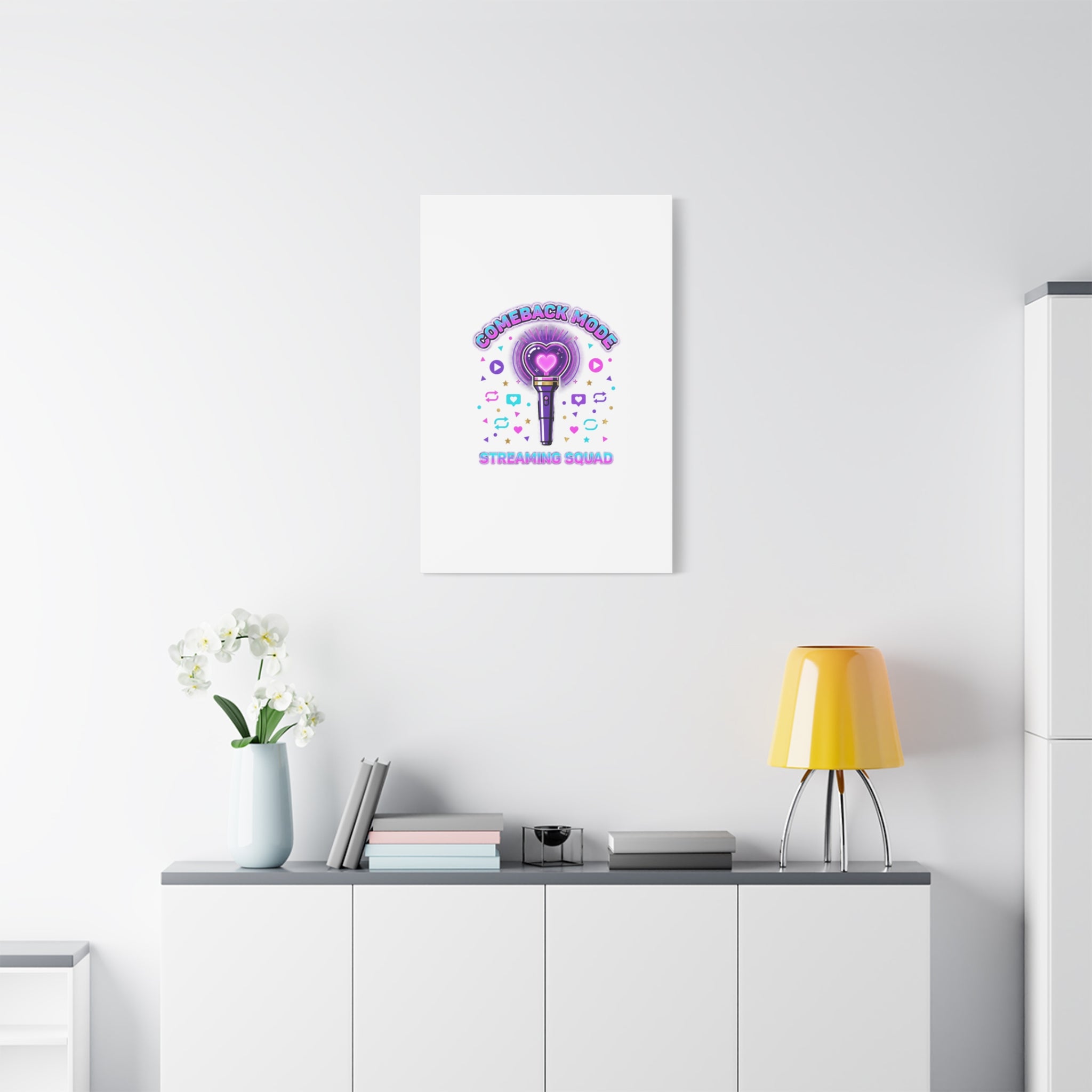 Comeback Mode Lightstick Canvas | K-pop Comeback, Streaming Squad