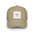 Cute Cat Patch Baseball Cap — Minimalist Kitten Embroidered Hat