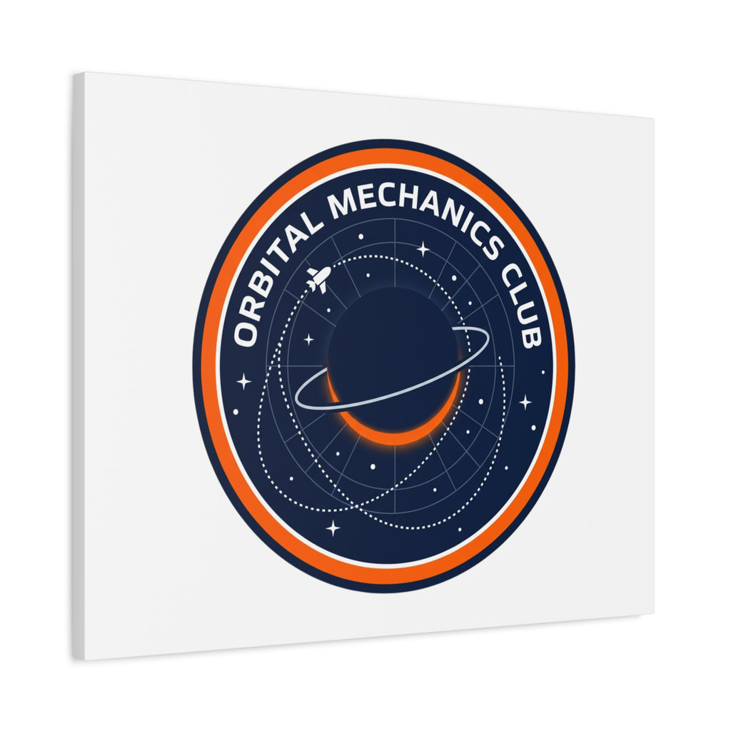 Orbital Mechanics Club Canvas | mission patch, space science