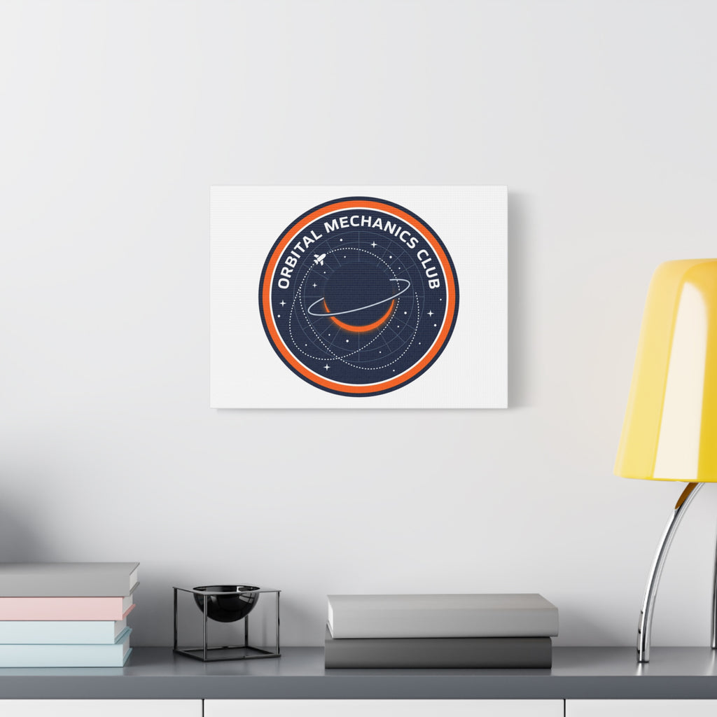 Orbital Mechanics Club Canvas | mission patch, space science