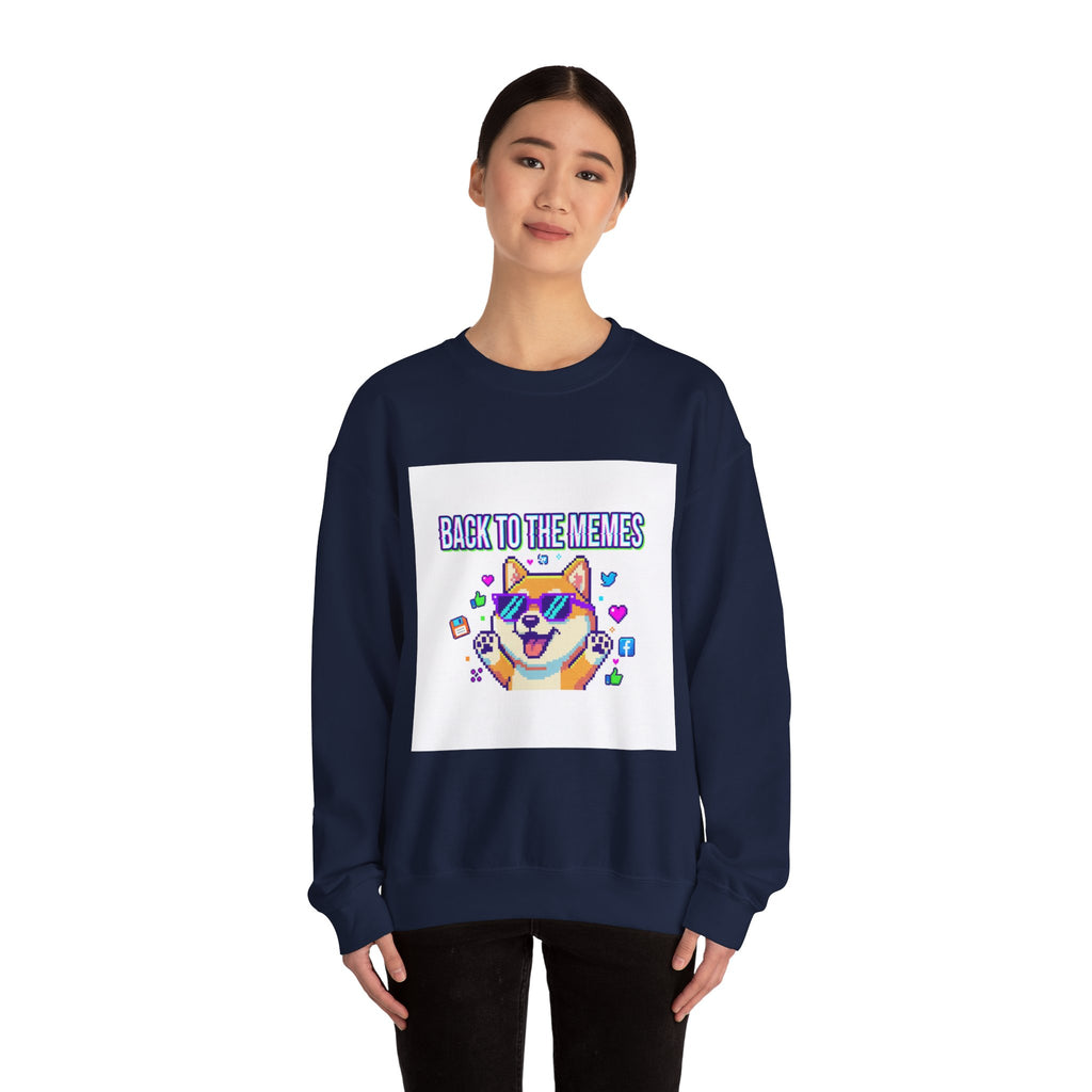 Back to the Memes Sweatshirt | 2000s Internet, meme throwback, nostalgia humor