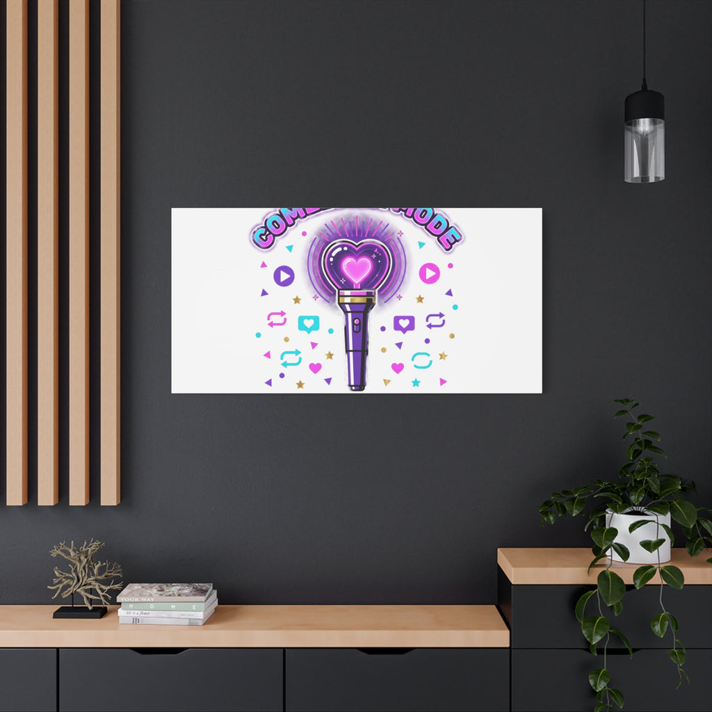 Comeback Mode Lightstick Canvas | K-pop Comeback, Streaming Squad