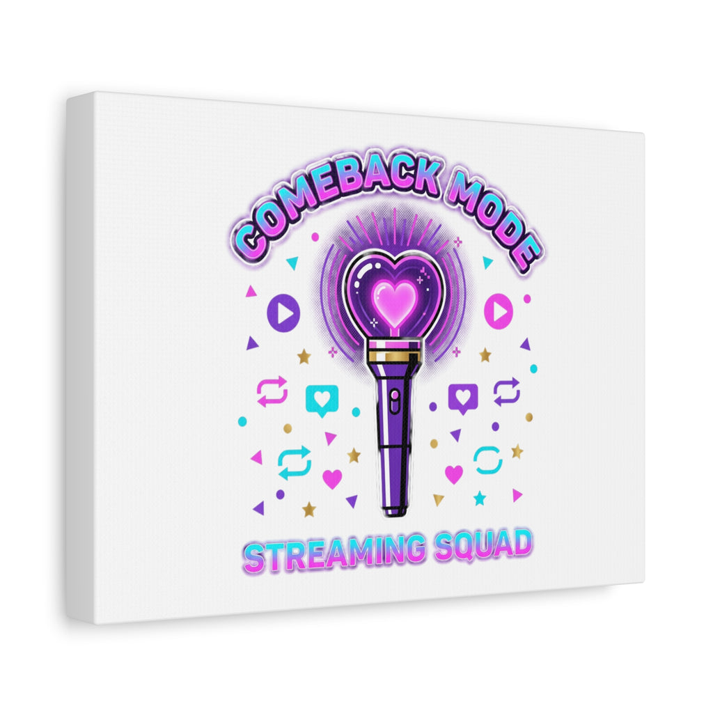 Comeback Mode Lightstick Canvas | K-pop Comeback, Streaming Squad