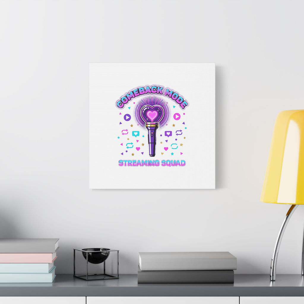 Comeback Mode Lightstick Canvas | K-pop Comeback, Streaming Squad