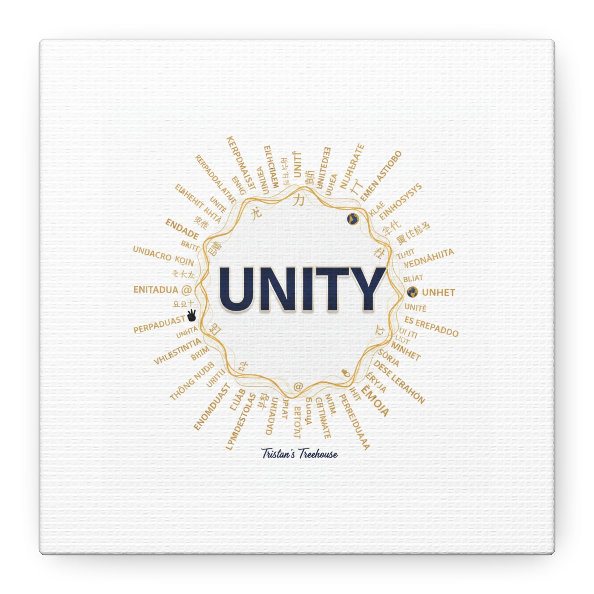 UNITY Canvas, Matte Stretched 1.25" | Dry January sober curious decor