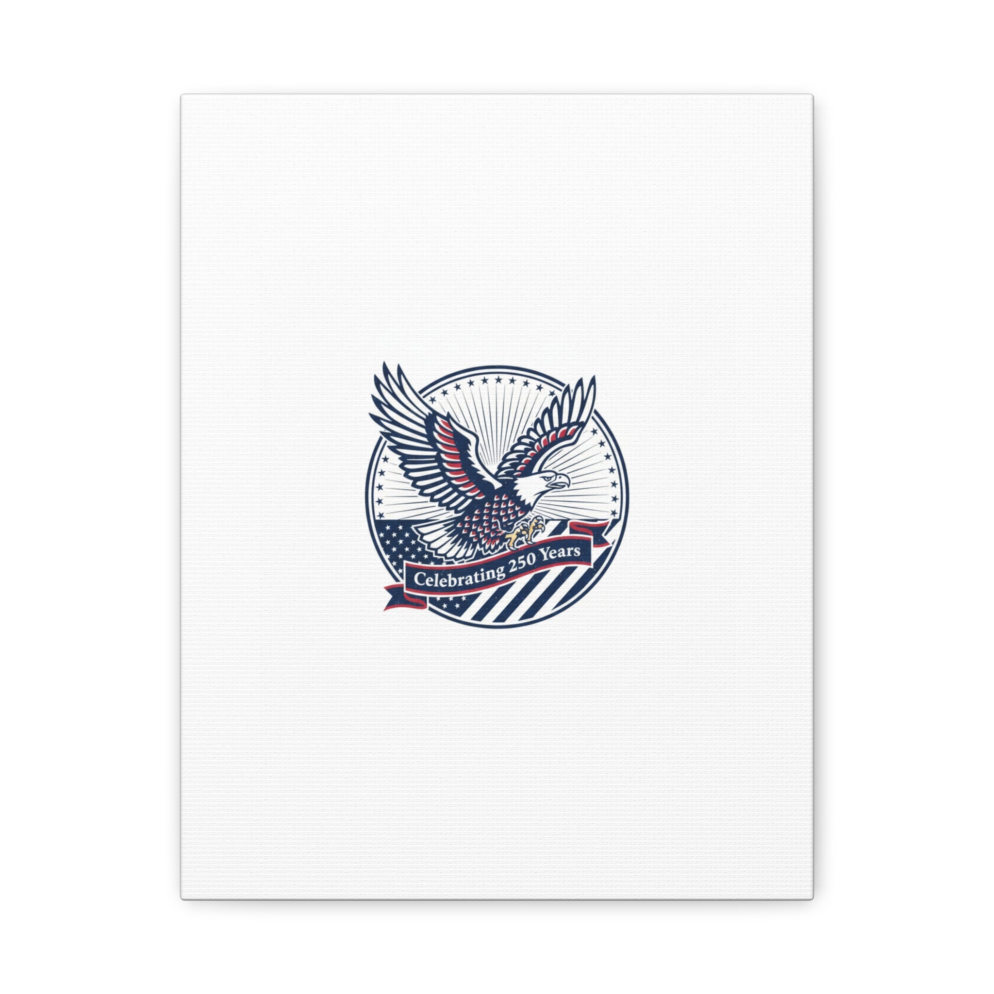 250th Anniversary Eagle Emblem Canvas | Semiquincentennial Americana