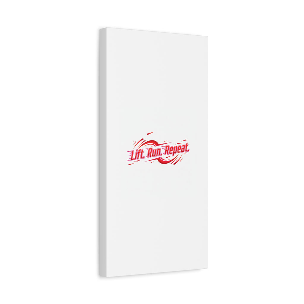 Lift Run Repeat Canvas | Fitness Wall Art, Gym Motivation